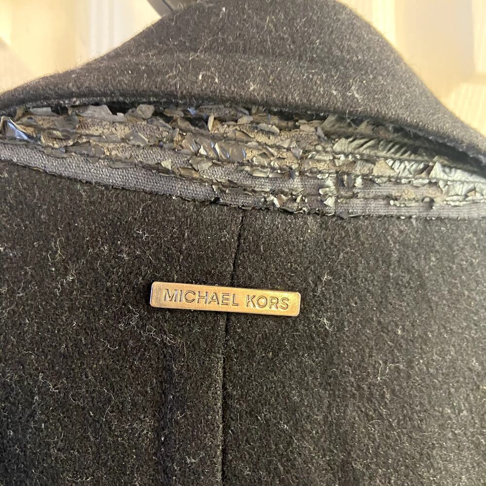 Michael Kors Women's Trenchcoat Wool Blend Size XXL - Picture 5 of 12